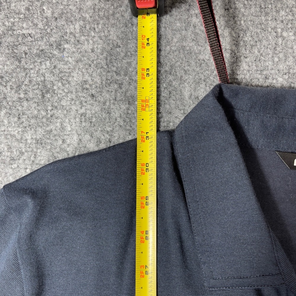 TravisMathew Polo Shirt Mens XL Navy Blue The Guitar Hotel Pima Cotton Blend - Picture 5 of 8